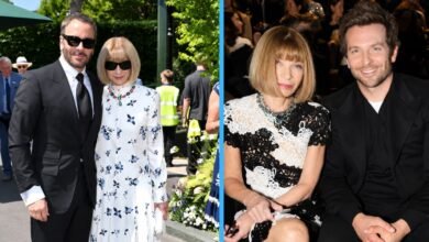 Tom Kennedy and Anna Wintour