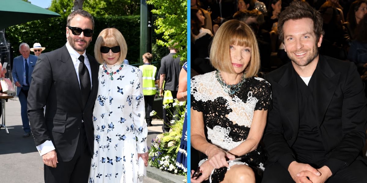 Tom Kennedy and Anna Wintour