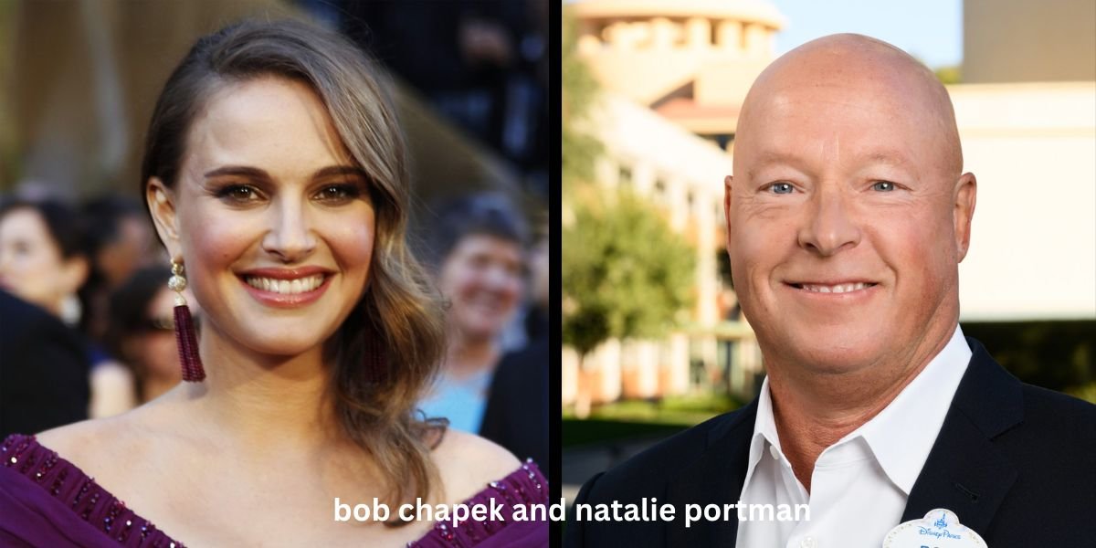 Bob Chapek and Natalie Portman