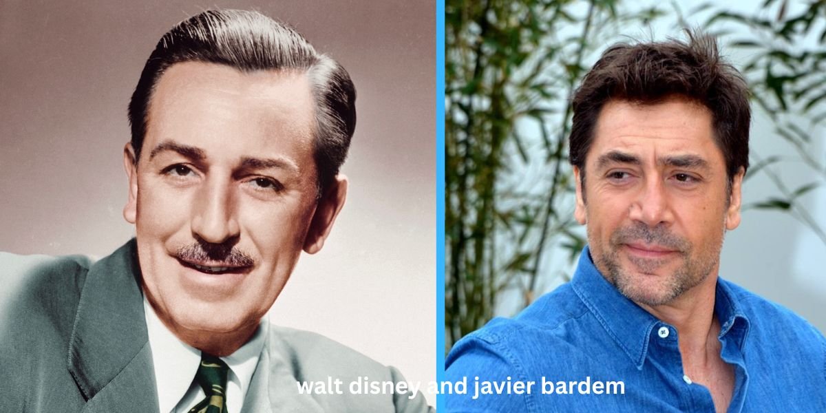 Walt Disney and Javier Bardem